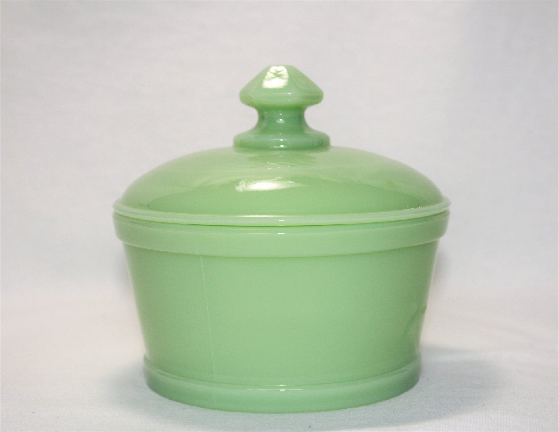 Mosser Butter Dish YOUR Choice of Color, Jadeite, Milk Glass, Grey Marble or Georgian Blue Great Covered Sugar Bowl