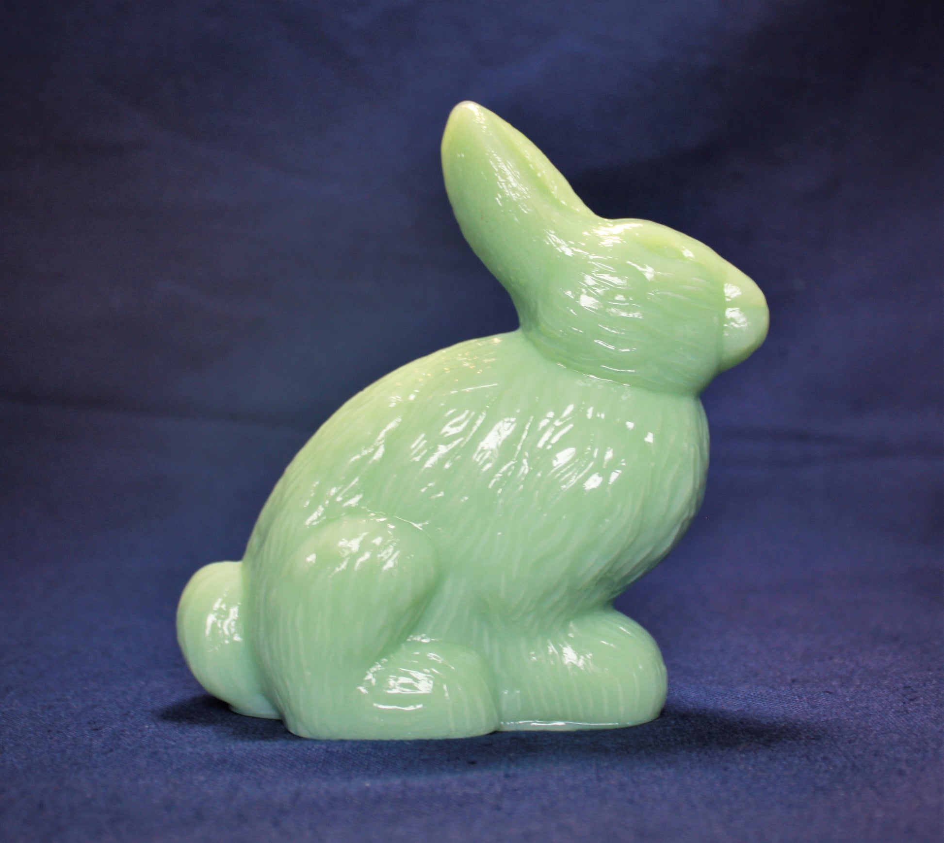 Mosser Standing Rabbit, Your CHOICE of Jadeite, Milk Glass or Pink Bunny or Rabbit 5-1/4" High 4-3/4" Long