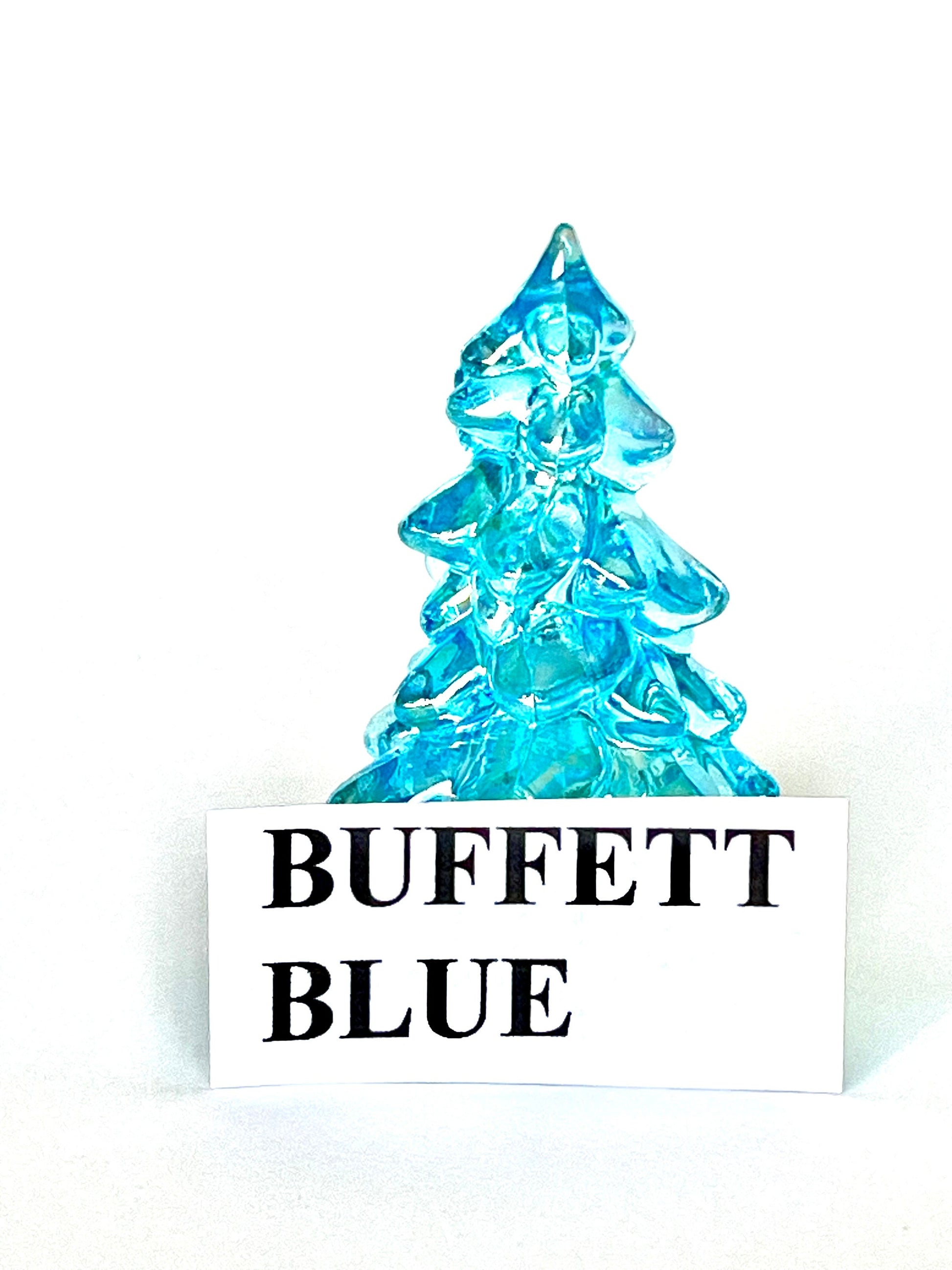 Mosser Glass Tree 2-1/2" SET OF 3 Trees. Choose Color of Set.