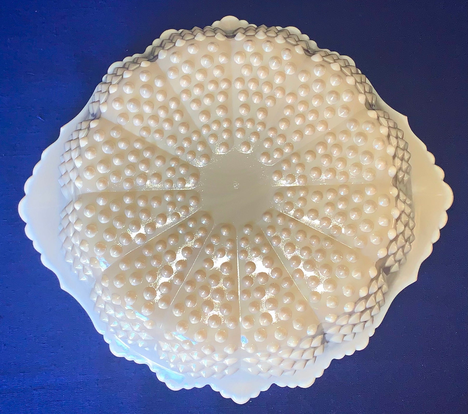 Mosser Grey Chip & Dip Bowl, 3 1/2" High by 12 3/8" Wide, Relish Tray, Vegetable and Dip, Shrimp and Cocktail