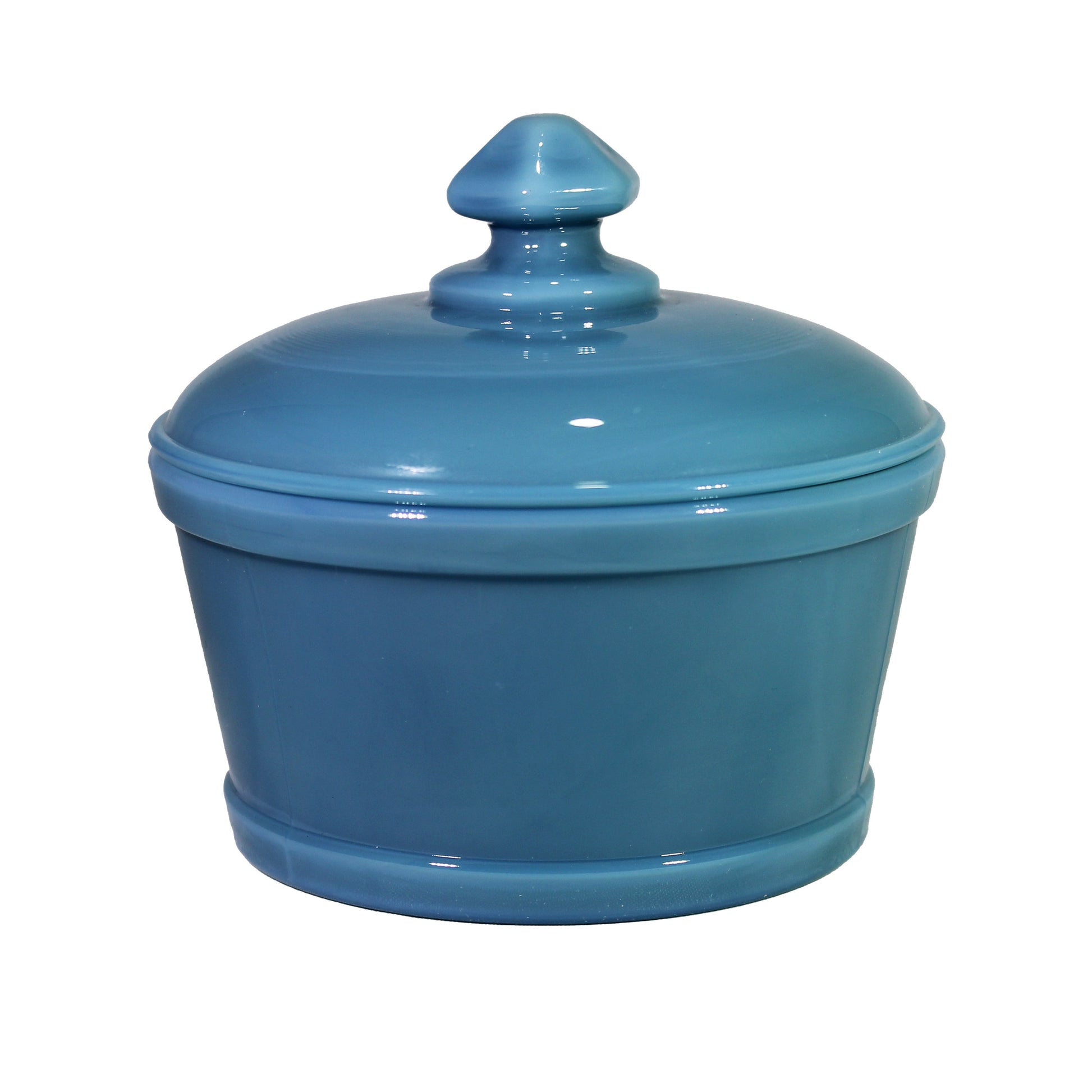 Mosser Butter Dish YOUR Choice of Color, Jadeite, Milk Glass, Grey Marble or Georgian Blue Great Covered Sugar Bowl
