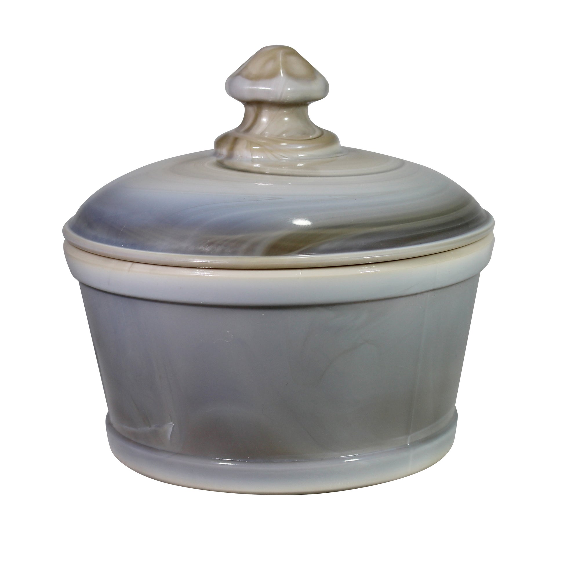 Mosser Butter Dish YOUR Choice of Color, Jadeite, Milk Glass, Grey Marble or Georgian Blue Great Covered Sugar Bowl