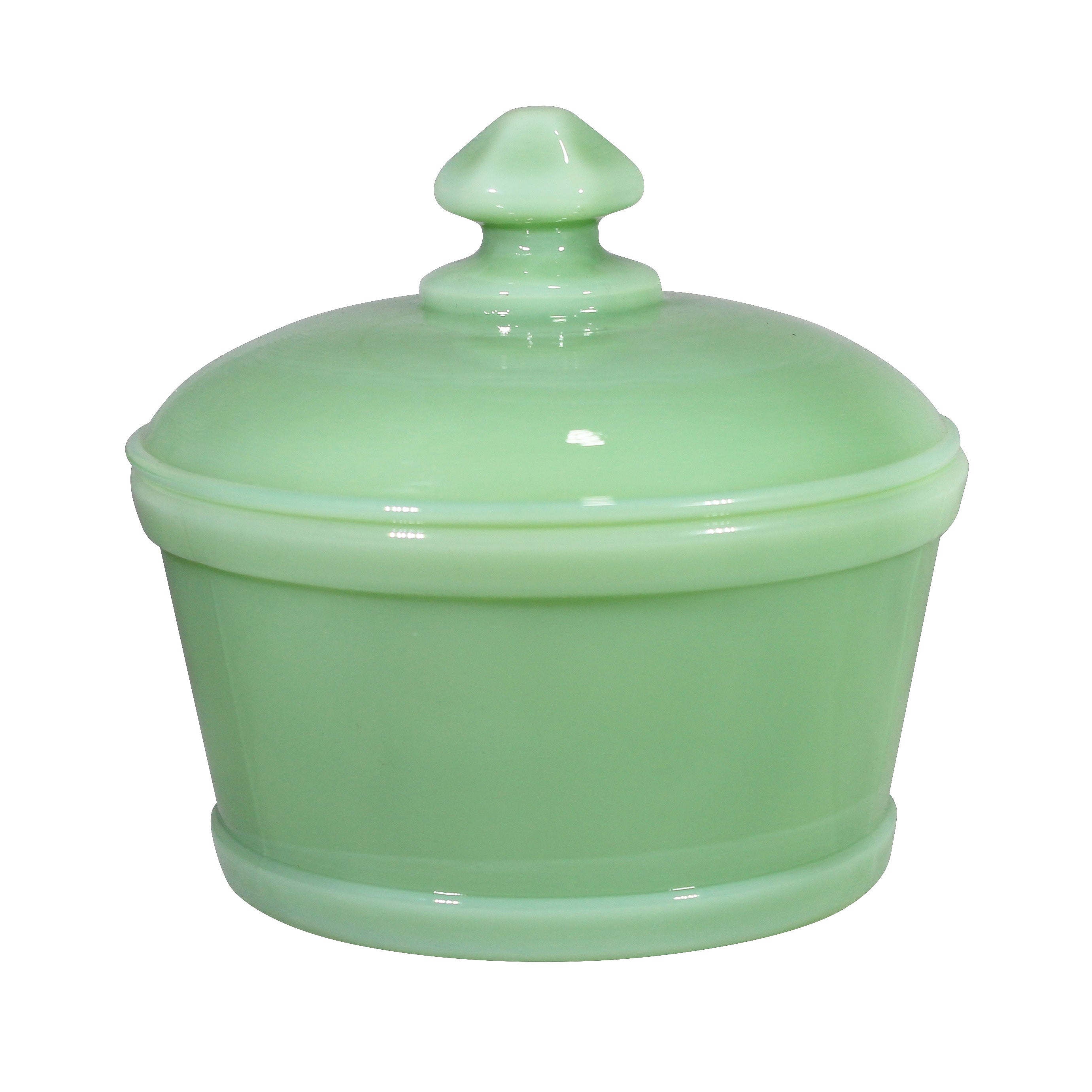 Mosser Butter Dish YOUR Choice of Color, Jadeite, Milk Glass, Grey Marble or Georgian Blue Great Covered Sugar Bowl