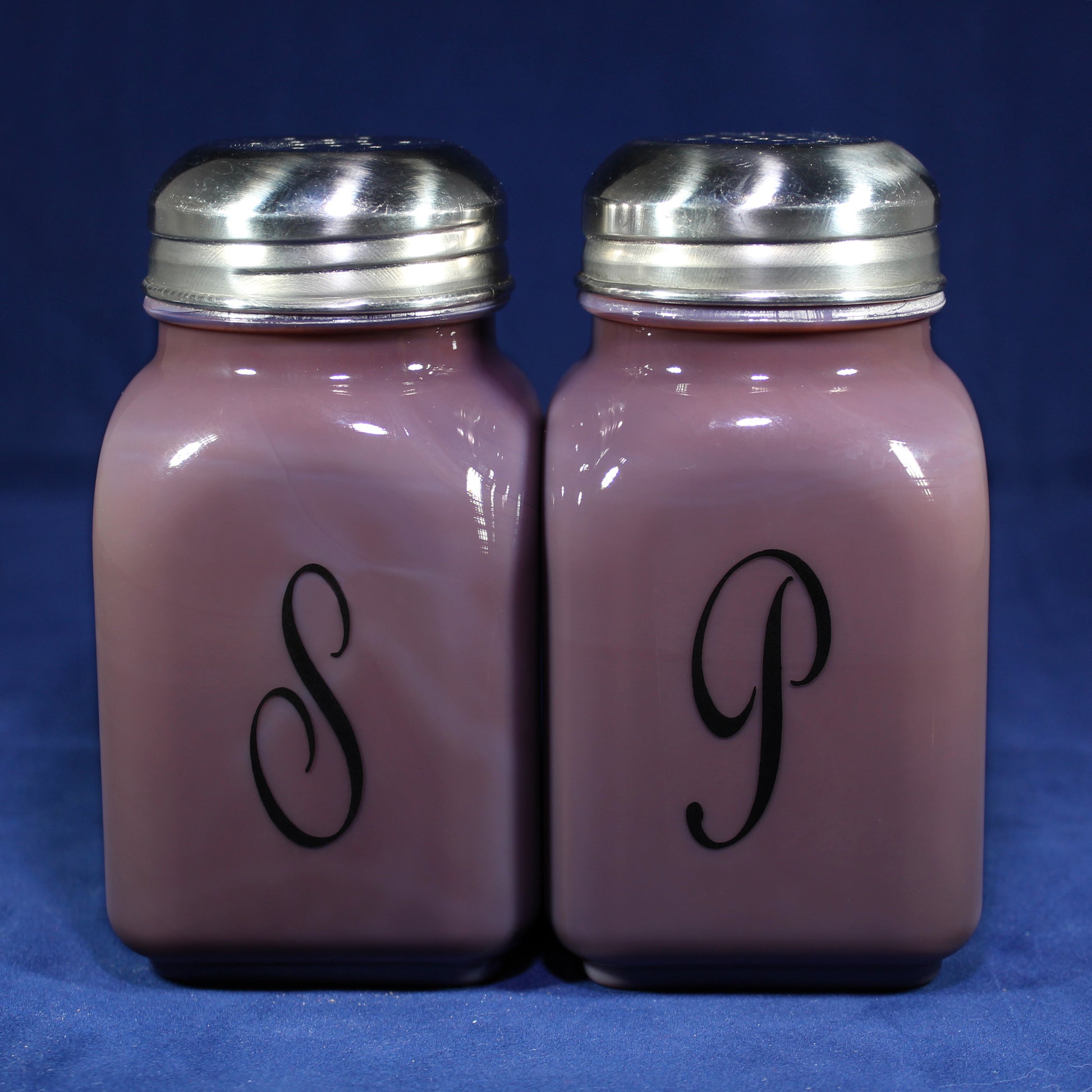Monogram Salt and Pepper Shakers by Mosser Farmhouse Style, Your Choice of Colors