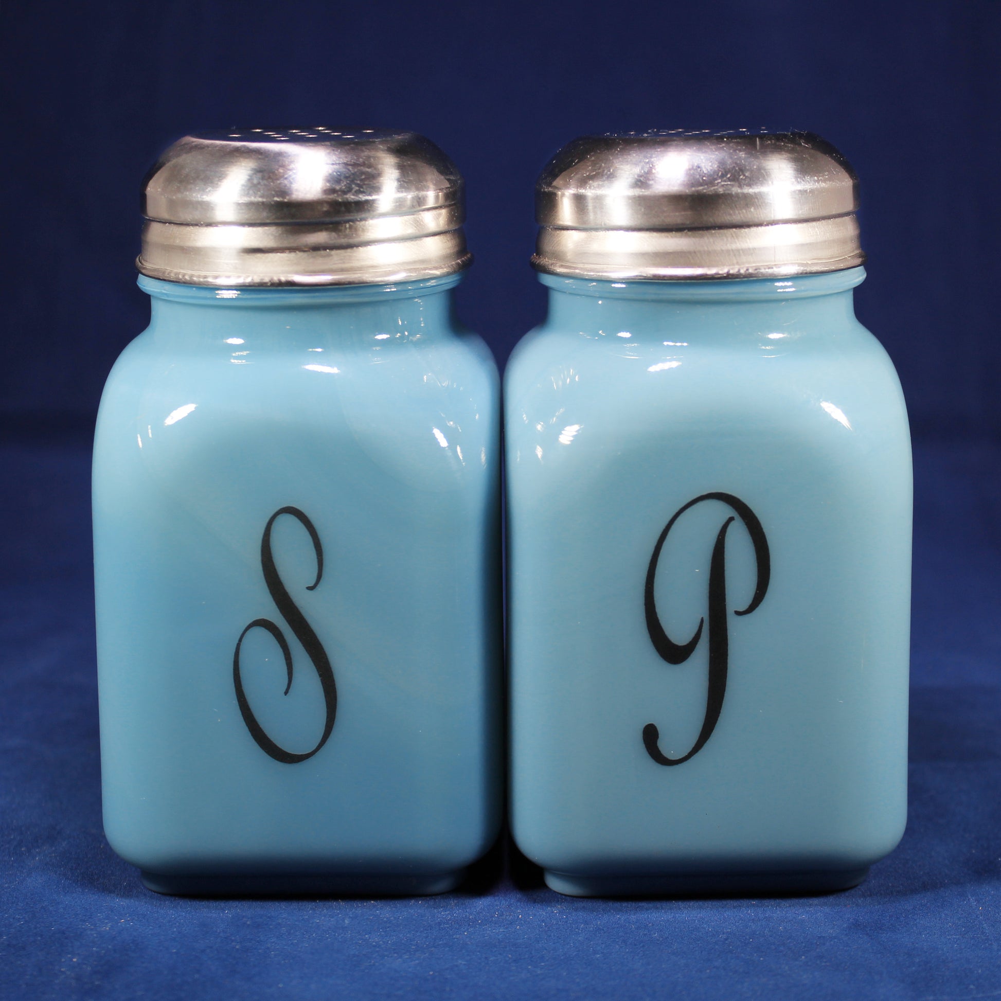 Monogram Salt and Pepper Shakers by Mosser Farmhouse Style, Your Choice of Colors