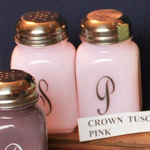 Monogram Salt and Pepper Shakers by Mosser Farmhouse Style, Your Choice of Colors