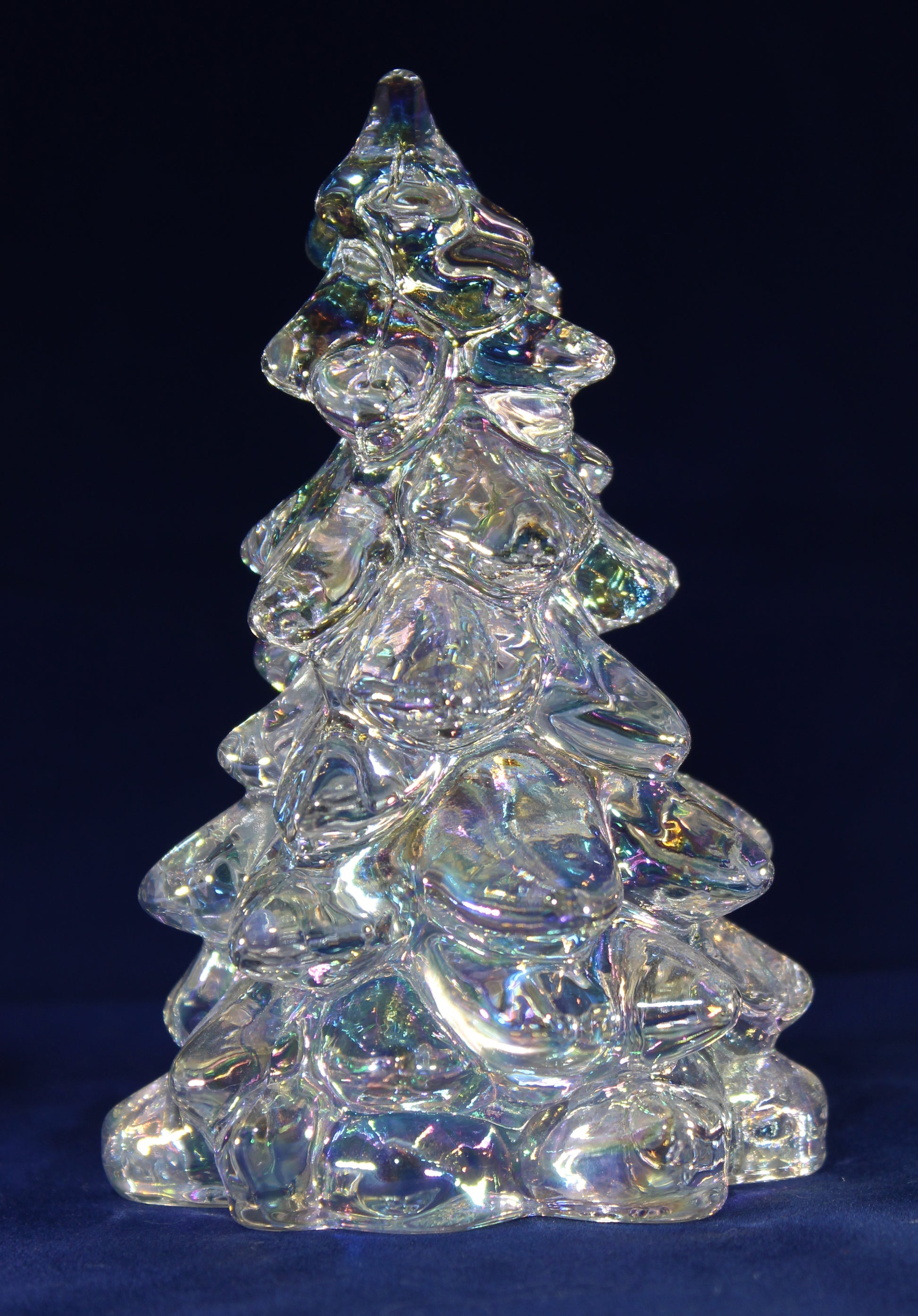 Mosser Glass Tree 2-1/2" SET OF 3 Trees. Choose Color of Set.