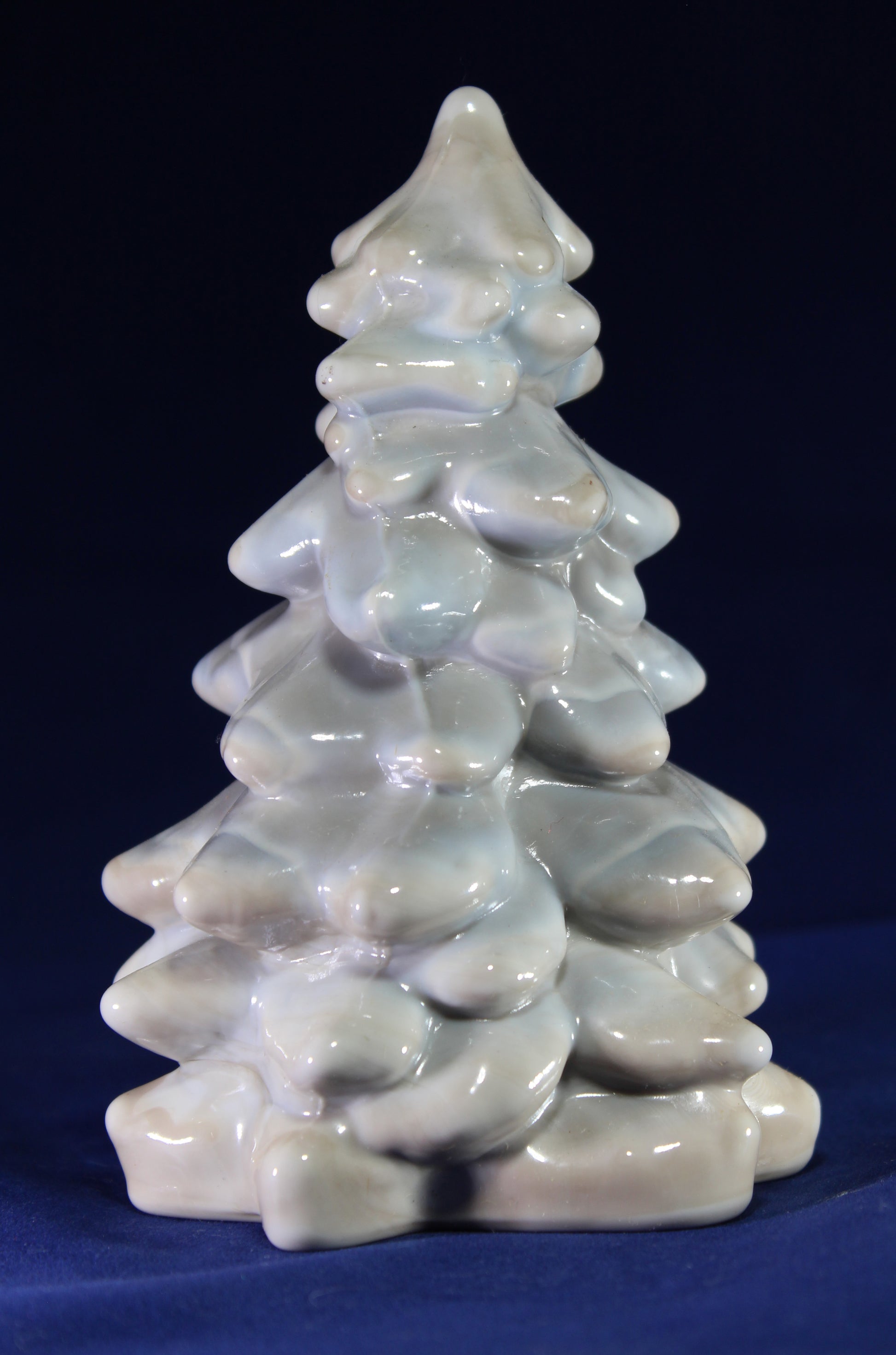 Mosser Glass Tree 2-1/2" Tree, Hand Pressed Glass Pine Tree, Your Choice of Color