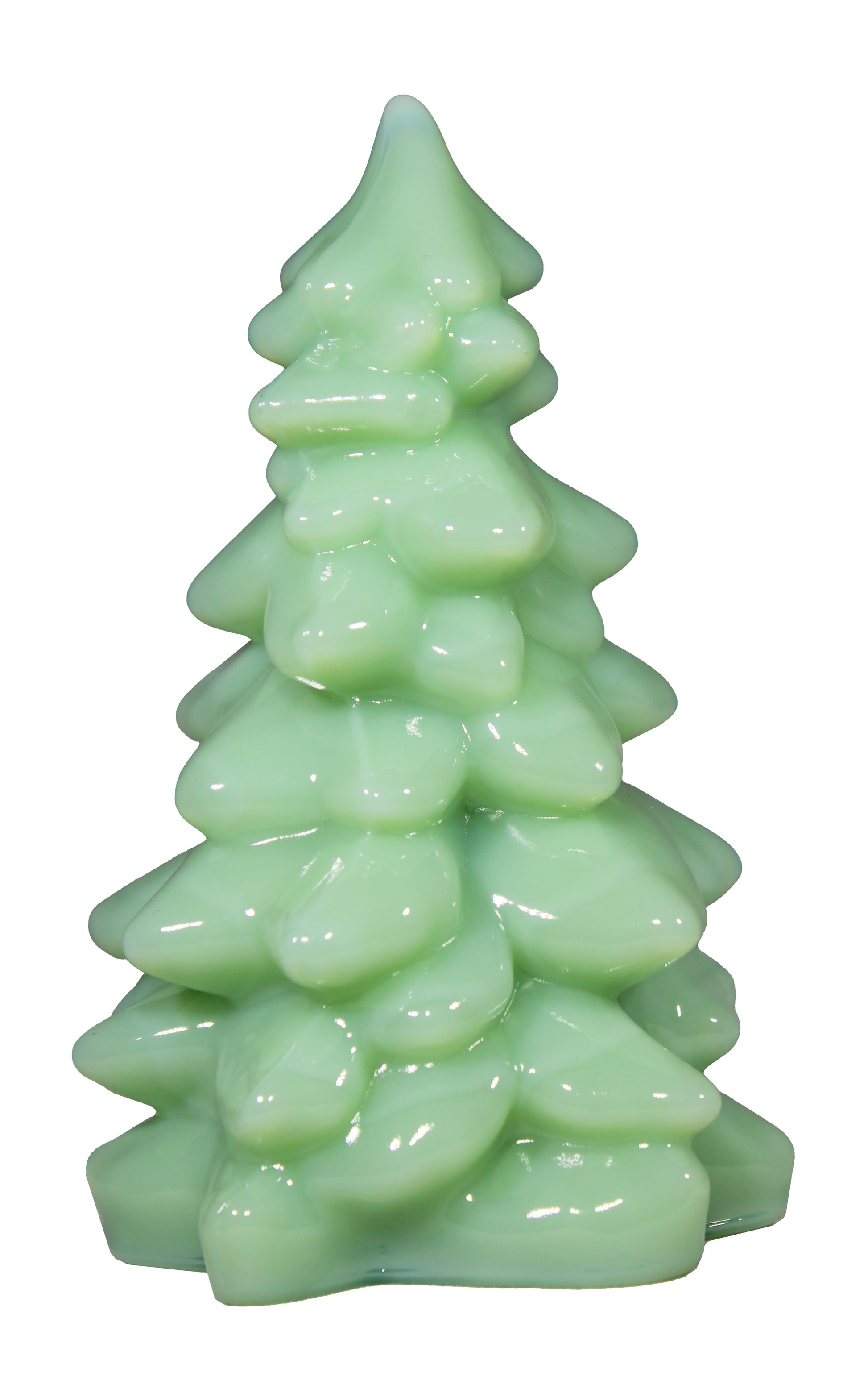 Mosser Glass Tree 2-1/2" Tree, Hand Pressed Glass Pine Tree, Your Choice of Color