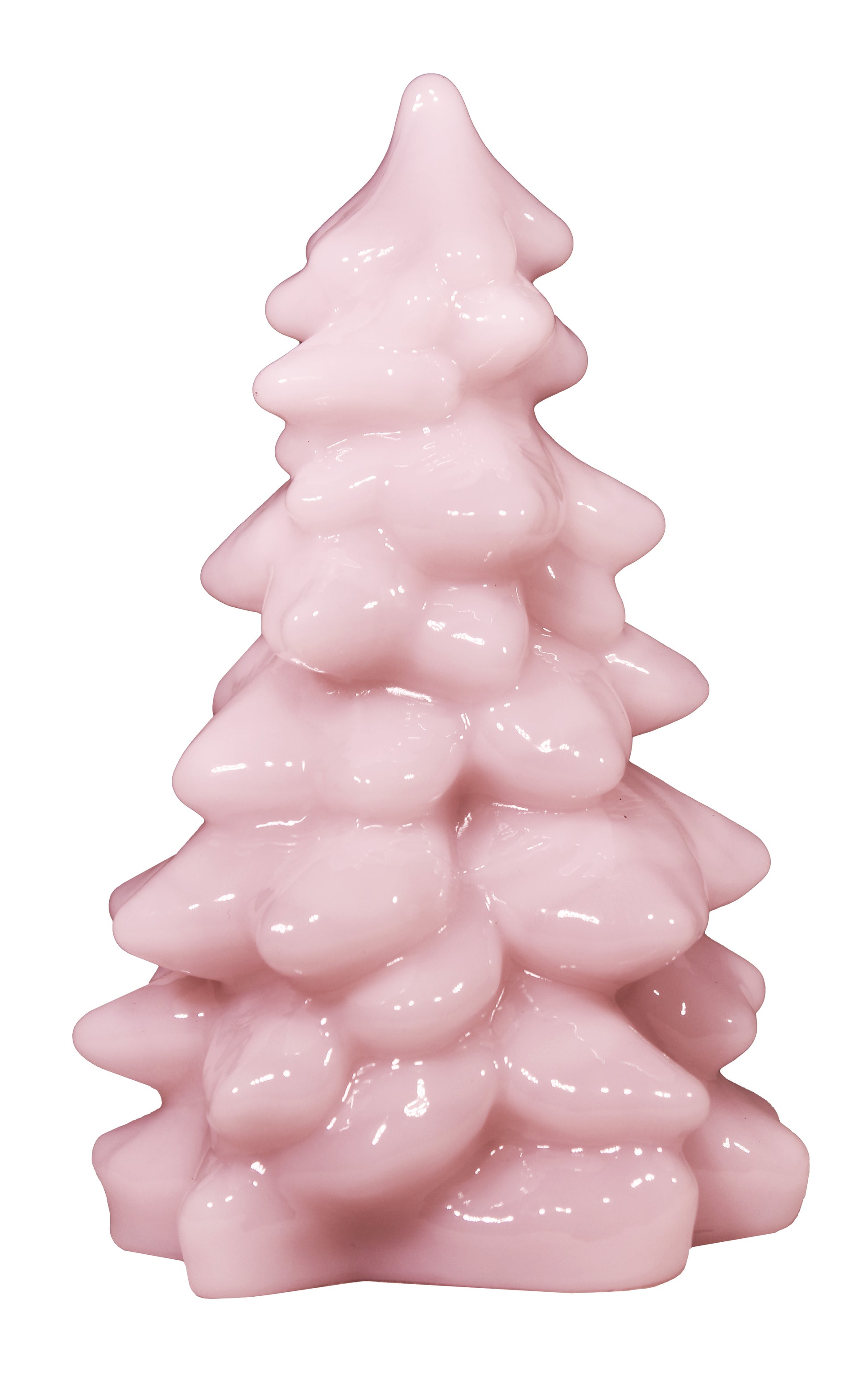 Mosser Glass Tree 5-1/2" Tree, Your Choice of 17 Colors Hand Pressed Glass Pine Tree